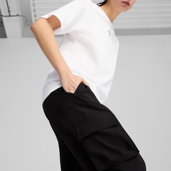 Pantalon cargo Essentials Small avec logo n<sup>o</sup> 1 Femme, PUMA Black, extralarge